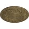 Ekena Millwork Rose Ceiling Medallion (Fits Canopies up to 13 1/2"), 33 7/8"OD x 2 3/8"P, Mississippi Mud Crackle CM33ROMMC - alternate 3